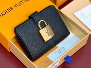 【M12408】 LOUIS VUITTON ルイヴィトン 財布 コピー 25新作 ポルトフォイユ･ロウキー･コンパクト レディース 二つ折り財布 ブラック