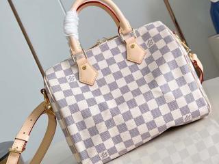 【N40608】 LOUIS VUITTON ルイヴィトン ダミエ･アズール バッグ コピー 25新作 スピーディ･バンドリエール 25 レディース ショルダーバッグ