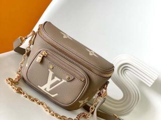 【M83219】 LOUIS VUITTON ルイヴィトン モノグラム･アンプラント バッグ スーパーコピー 25新作 ミニ バムバッグ レディース ショルダーバッグ