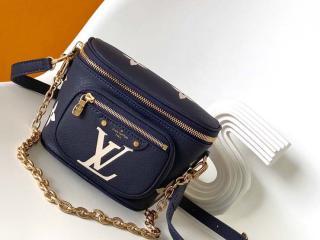 【M85636】 LOUIS VUITTON ルイヴィトン モノグラム･アンプラント バッグ コピー 25新作 ミニ バムバッグ レディース ショルダーバッグ