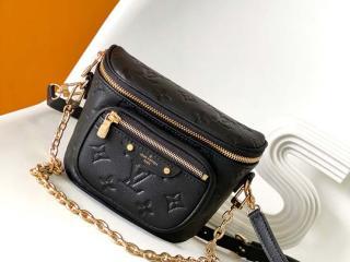 【M46917】 LOUIS VUITTON ルイヴィトン モノグラム･アンプラント バッグ コピー 25新作 ミニ バムバッグ レディース ショルダーバッグ