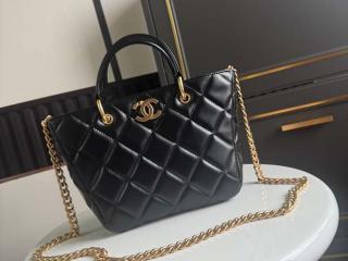 【AS4188-B13073-94305】 CHANEL シャネル バッグ スーパーコピー スモールショッピングバッグ カーフスキン レディース ショルダーバッグ