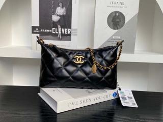 【AS5528-1】 CHANEL シャネル バッグ コピー 25新作 ホーボー バッグ ラムスキン レディース ショルダーバッグ 4色可選択