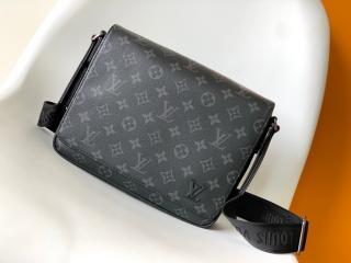 【M46255】 LOUIS VUITTON ルイヴィトン モノグラム･エクリプス バッグ コピー 25新作 ディストリクト PM NV3 メンズ ショルダーバッグ