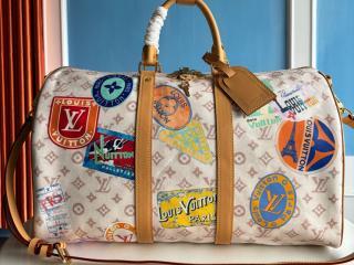 【M14736】 LOUIS VUITTON ルイヴィトン モノグラム･デュンヌ バッグ コピー 25新作 キーポル･バンドリエール 45 メンズ ボストンバッグ