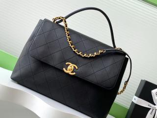 【AS5543-B20111-94305】 CHANEL シャネル バッグ コピー 25年春夏 マキシ トップハンドル フラップ バッグ レディース ショルダーバッグ