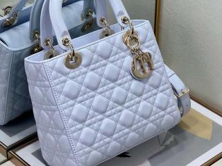 【M0565ONGE-5】 ディオール バッグ スーパーコピー 25新作 Lady Dior バッグ ミディアム カナージュ ラムスキン ショルダーバッグ