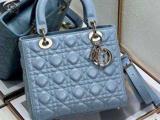 【M0565ONGE-10】 ディオール バッグ コピー 25新作 Lady Dior バッグ ミディアム カナージュ ラムスキン ショルダーバッグ