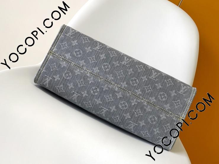 【グレーデニムでおしゃれ♪】Louis Vuitton トートバッグ LOUIS VUITTON デニム 大容量 2021年人気激安 ヴィトン