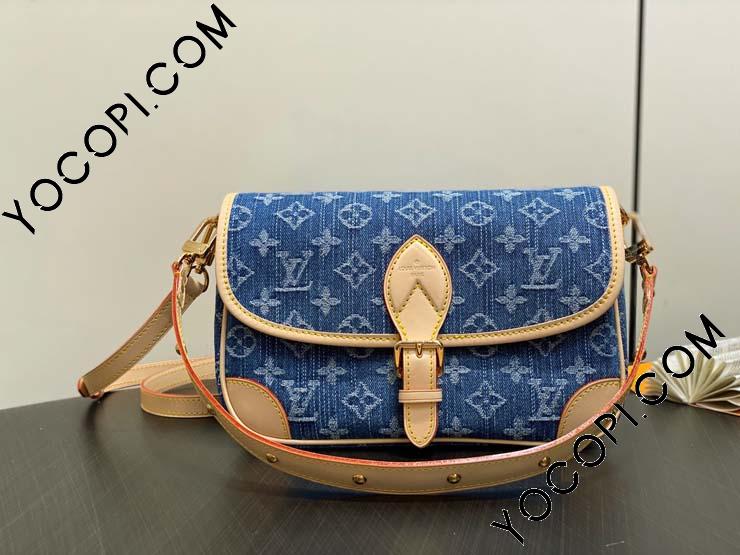 【最終値下げ】Louis Vuitton ダークグレー デニムショルダーバッグ 8510_9.jpg