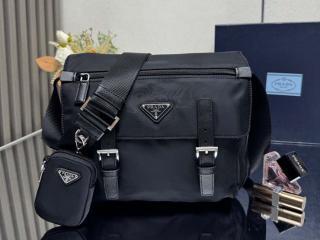 【1BD953_RV44_F0002_V_B1M】 PRADA プラダ バッグ スーパーコピー Re-Nylon メンズ ショルダーバッグ