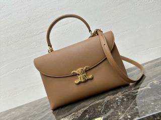 【117523-2】 CELINE セリーヌ バッグ コピー NINO ミディアム ニノ バッグ / サプルグレインドカーフスキン ショルダーバッグ 4色可選択