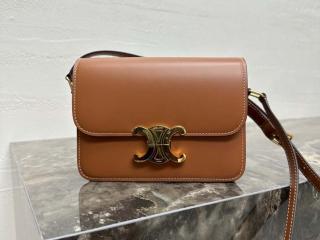 【188423-2】 CELINE セリーヌ バッグ コピー ティーン トリオンフ バッグ / ナチュラルカーフスキン ショルダーバッグ 4色可選択