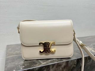 【188423-4】 CELINE セリーヌ バッグ コピー ティーン トリオンフ バッグ / ナチュラルカーフスキン ショルダーバッグ 4色可選択