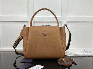 【1BC170-2】 PRADA プラダ バッグ コピー 25新作 ミディアム レザー ハンドバッグ レディース ショルダーバッグ 3色可選択