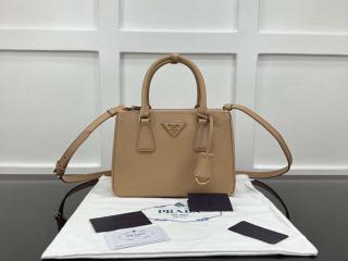【1BA896-3】 PRADA プラダ バッグ コピー 25新作 ガレリア サフィアーノレザー スモールバッグ ショルダーバッグ 4色可選択