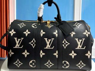 【M46670】 LOUIS VUITTON ルイヴィトン モノグラム･アンプラント バッグ スーパーコピー 25新作 キーポル･バンドリエール 45 ボストンバッグ