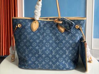 【M13192】 LOUIS VUITTON ルイヴィトン モノグラム･デニム バッグ コピー 25新作 ネヴァーフル MM レディース トートバッグ