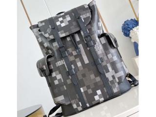 【M14952】 LOUIS VUITTON ルイヴィトン ダミエ・グラフィット バッグ コピー 25新作 クリストファー MM メンズ バックパック