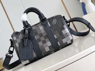 【M14919】 LOUIS VUITTON ルイヴィトン ダミエ・グラフィット バッグ スーパーコピー 25新作 キーポル･バンドリエール 25 メンズ ショルダーバッグ