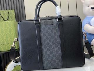 【795461 FACU5 1000】 GUCCI グッチ バッグ コピー 25新作 GGスプリーム ミディアム ブリーフケース メンズ ビジネスバッグ