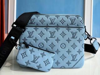 【M14781】 LOUIS VUITTON ルイヴィトン モノグラム･シャドウ バッグ スーパーコピー 25新作 トリオ･メッセンジャー メンズ ショルダーバッグ