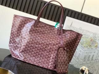 【STLOUIS-01】 GOYARD ゴヤール バッグ スーパーコピー 25新作 SAINT LOUIS サン・ルイGM バッグ ゴヤールディンキャンバス & シュヴロッシュカーフスキン ショルダーバッグ