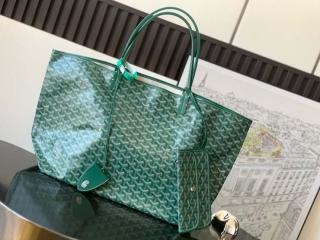 【STLOUIS-02】 GOYARD ゴヤール バッグ コピー 25新作 SAINT LOUIS サン・ルイGM バッグ ゴヤールディンキャンバス & シュヴロッシュカーフスキン ショルダーバッグ