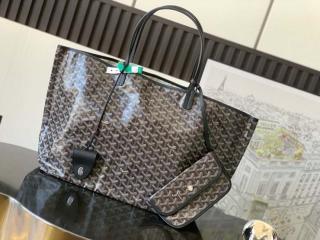 【STLOUIS-04】 GOYARD ゴヤール バッグ コピー 25新作 SAINT LOUIS サン・ルイGM バッグ ゴヤールディンキャンバス & シュヴロッシュカーフスキン ショルダーバッグ
