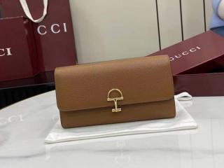 注目の新作【GUCCI】〔ソフトビット〕コンチネンタルウォレット グッチ ソフトビット〕コンチネンタルウォレットブラック レザー