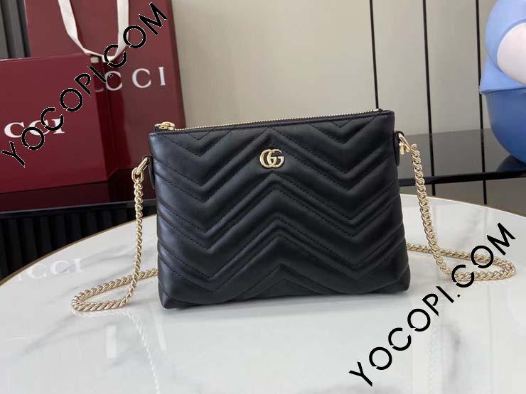 【美品】グッチ GG ポシェット バニティ アクセサリーポーチ ショルダーバッグ 837742 AAET8 1000】 GUCCI グッチ バッグ コピー 25新作 〔GG