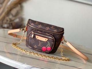 【M13449】 LOUIS VUITTON ルイヴィトン モノグラム バッグ コピー 25新作 LV × TM ミニ バムバッグ レディース ショルダーバッグ