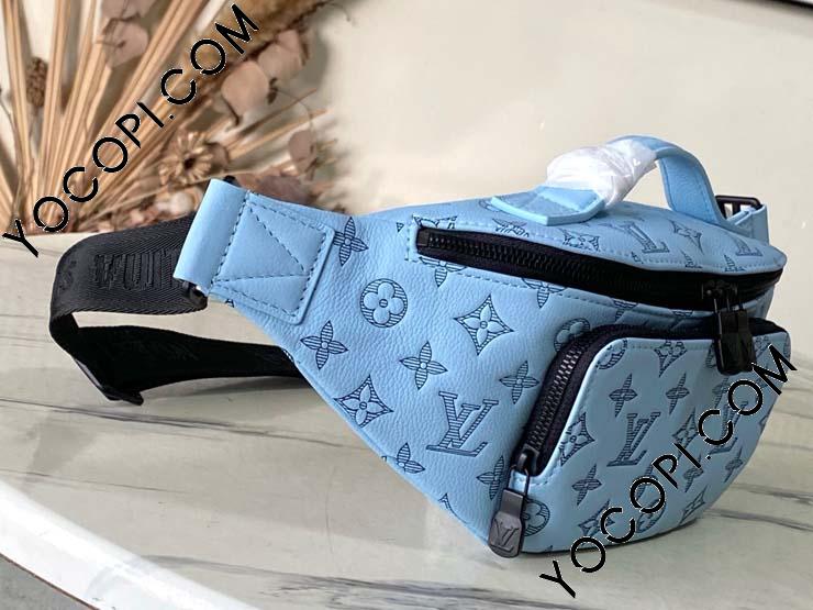【マットなネイビー☆】Louis Vuitton ラッシュ バムバッグ M14782】 LOUIS VUITTON ルイヴィトン モノグラム・シャドウ