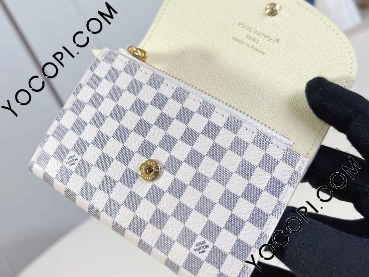 ミモザ【LOUISVUITTON】ルイヴィトン　折り財布　財布　ダミエ　✨ ルイヴィトン 財布 ダミエ 二つ折り