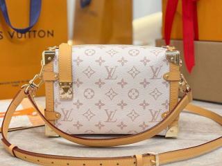 【M26287】 LOUIS VUITTON ルイヴィトン モノグラム･デュンヌ バッグ スーパーコピー 25新作 サイドトランク MM レディース ショルダーバッグ
