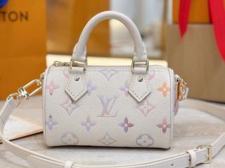 【M25591】 LOUIS VUITTON ルイヴィトン モノグラム･アンプラント バッグ コピー 25新作 ナノ･スピーディ レディース ショルダーバッグ