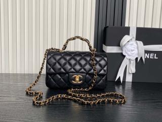 【AS5701-7】 CHANEL シャネル バッグ スーパーコピー 25新作 トップハンドル ミニ フラップ バッグ レディース ショルダーバッグ AS5702