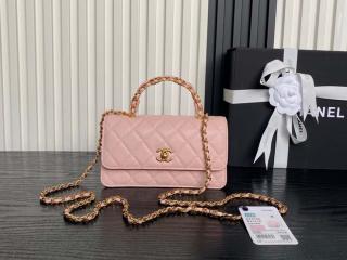 【AP4798-4】 CHANEL シャネル バッグ スーパーコピー 25新作 チェーンハンドバッグ ハンドル グレインド シャイニー カーフスキン ショルダーバッグ