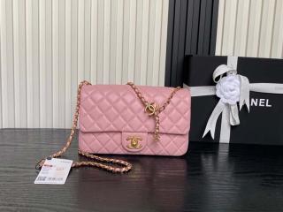 【AS5756-1】 CHANEL シャネル バッグ スーパーコピー 25新作 フラップ バッグ シャイニー ラムスキン ショルダーバッグ