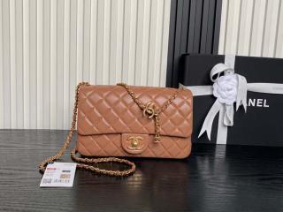 【AS5756-2】 CHANEL シャネル バッグ コピー 25新作 フラップ バッグ シャイニー ラムスキン ショルダーバッグ