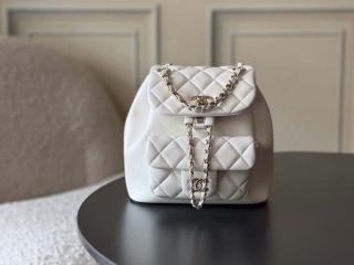 【AS2908-2】 CHANEL シャネル バッグ スーパーコピー 25新作 スモール バックパック カーフスキン レディースバッグ