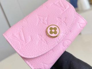 【sanaa様のルイヴィトン ポルトモネロザリ アンプラント 折り財布 ピンク 楽天市場】【新品】 ルイヴィトン ミニ財布 ポルトモネ ロザリ