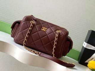 【AS5792-3】 CHANEL シャネル バッグ コピー 25/26年秋冬 コレクション スモール ボーリング バッグ ラムスキン レディース ショルダーバッグ