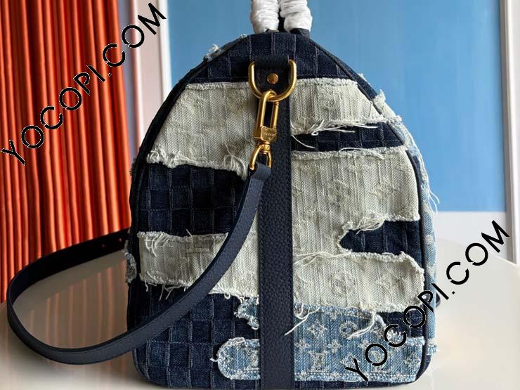 M26117】 LOUIS VUITTON ルイヴィトン デニム・ボロ バッグ スーパー