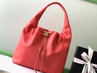 【AS5967-2】 CHANEL シャネル バッグ コピー 25/26年 クルーズ コレクション ショー カーフスキン ラージ ホーボー バッグ AS5976