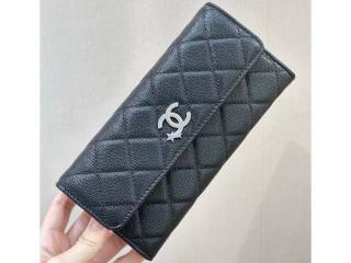 【AP3724-1】 CHANEL シャネル 長財布 スーパーコピー 25/26年秋冬 ロングフラップウォレット レディース 二つ折り財布
