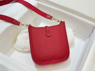 【evelyne16-01】 Hermes エルメス バッグ スーパーコピー Mini Evelyne 16 エブリンミニ レディース ショルダーバッグ ゴールド金具