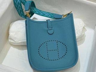 【evelyne16-05】 Hermes エルメス バッグ スーパーコピー Mini Evelyne 16 エブリンミニ レディース ショルダーバッグ ゴールド金具