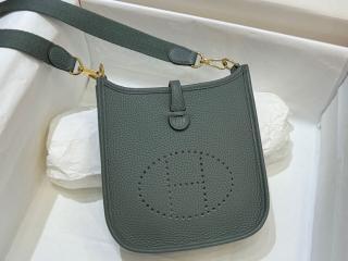 【evelyne16-12】 Hermes エルメス バッグ コピー Mini Evelyne 16 エブリンミニ レディース ショルダーバッグ ゴールド金具