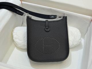 【evelyne16-17】 Hermes エルメス バッグ コピー Mini Evelyne 16 エブリンミニ レディース ショルダーバッグ シルバー金具